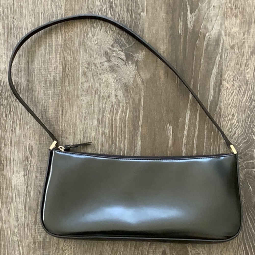 Kate Spade black patent leather purse